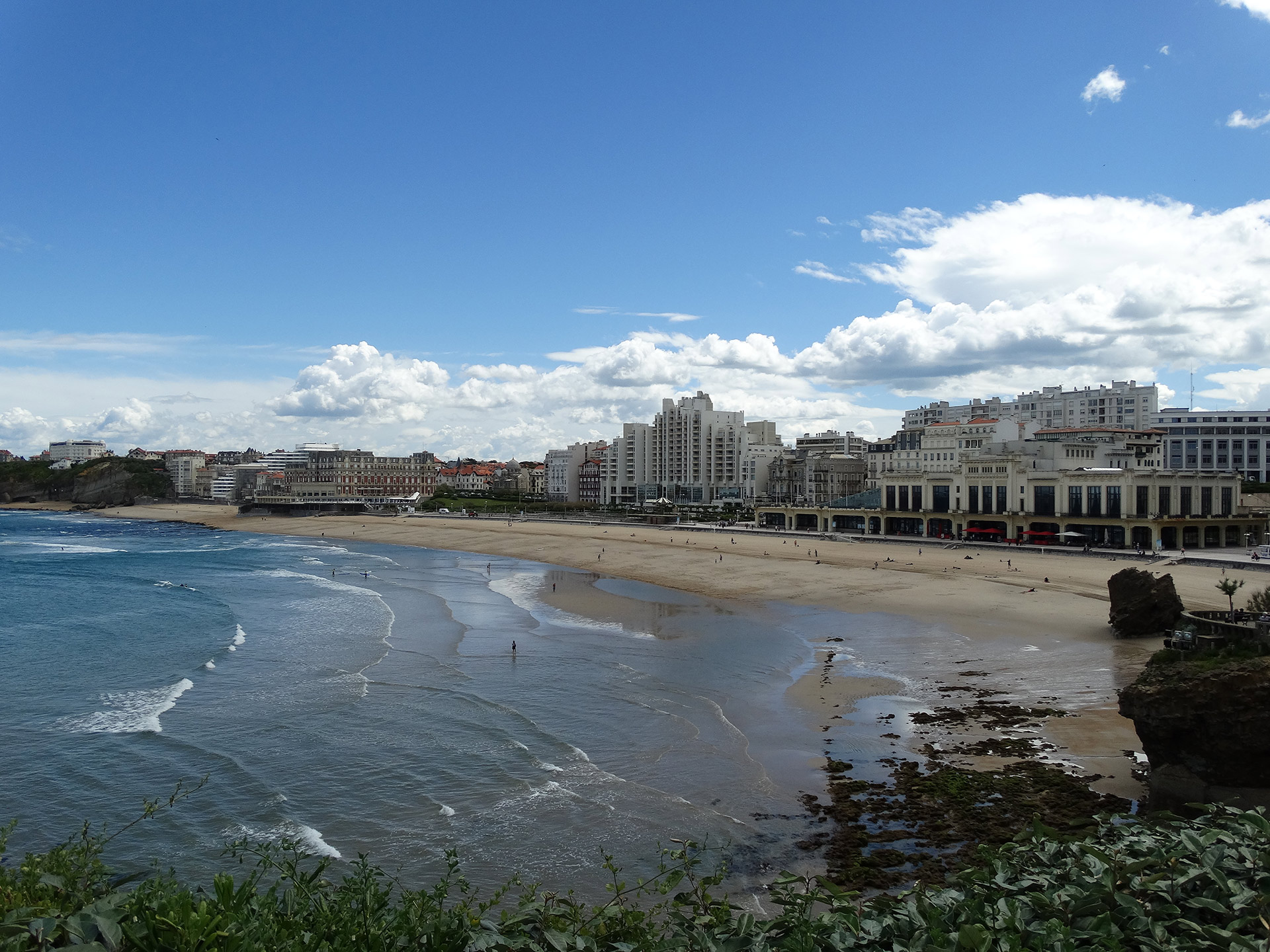 Biarritz, front de mer et casino