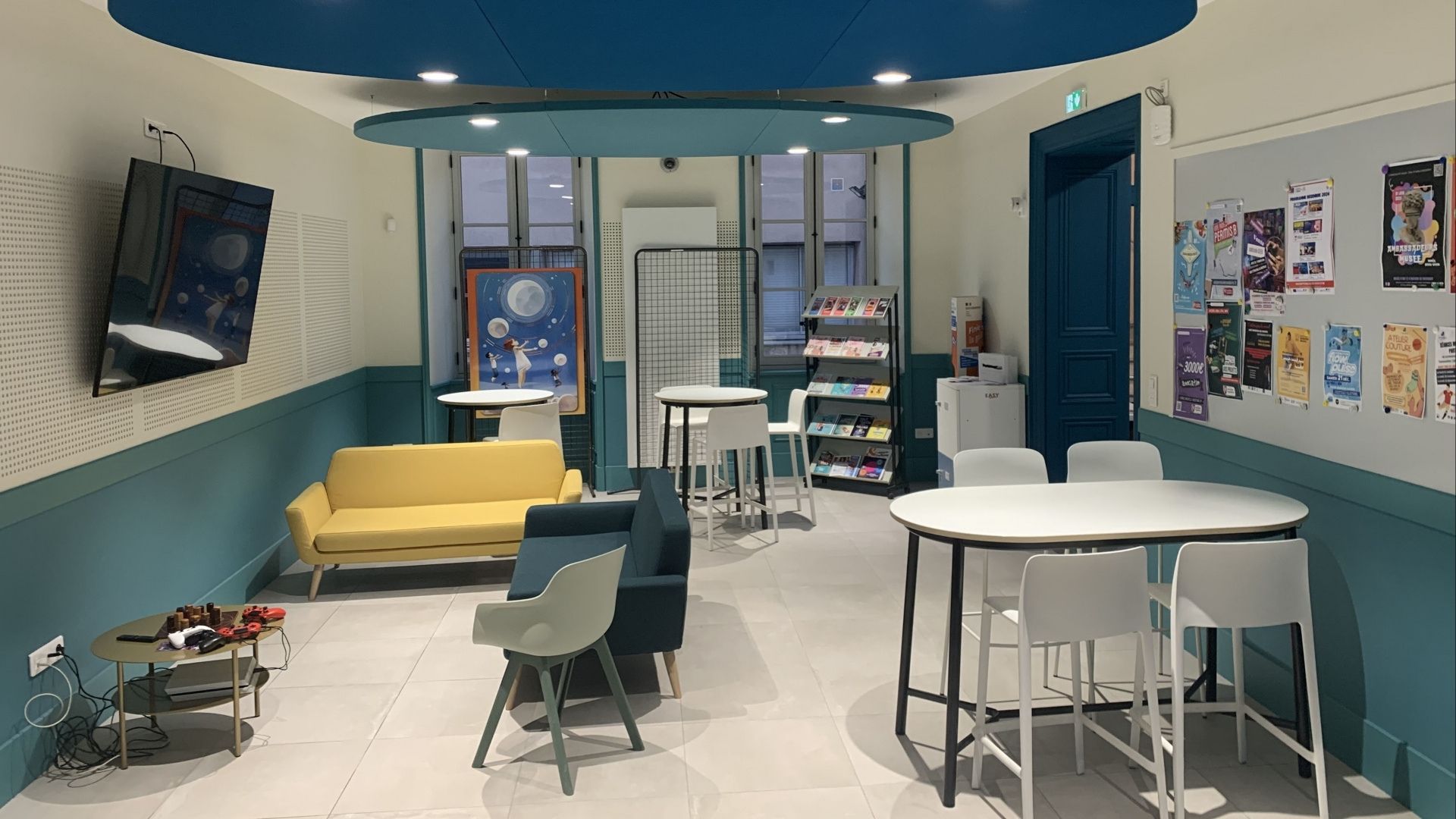 salle de convivialité du Campus