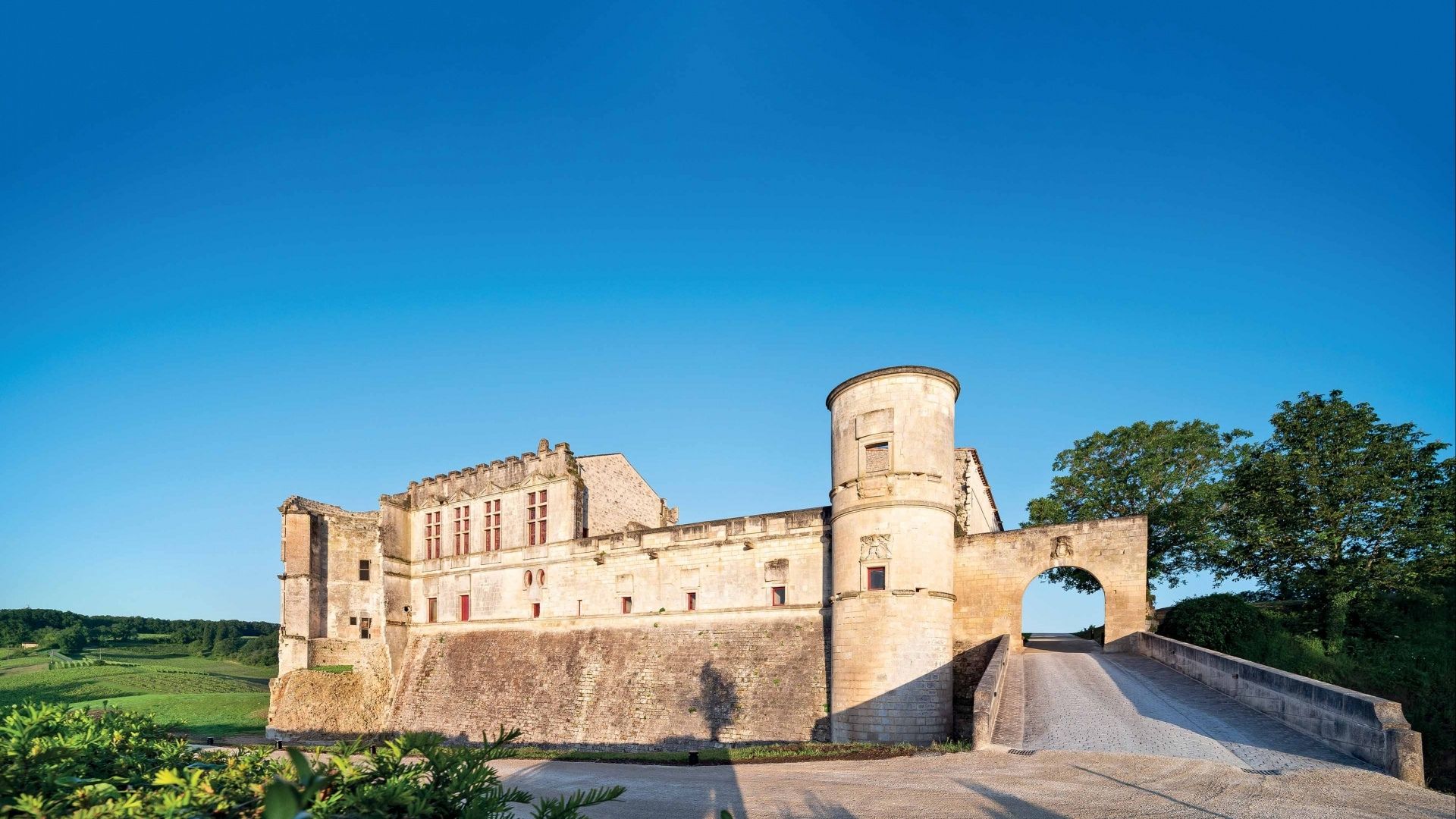 vue extérieure du château