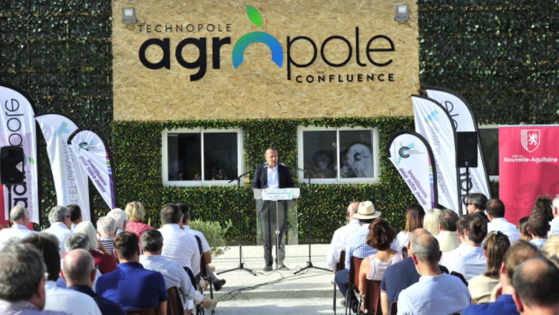 Conférence pour l'inauguration de l'agropole