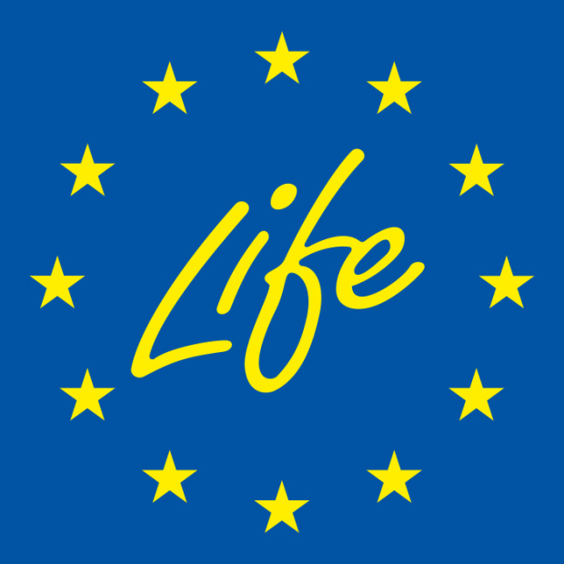 logo européen avec la mention Life au milieu