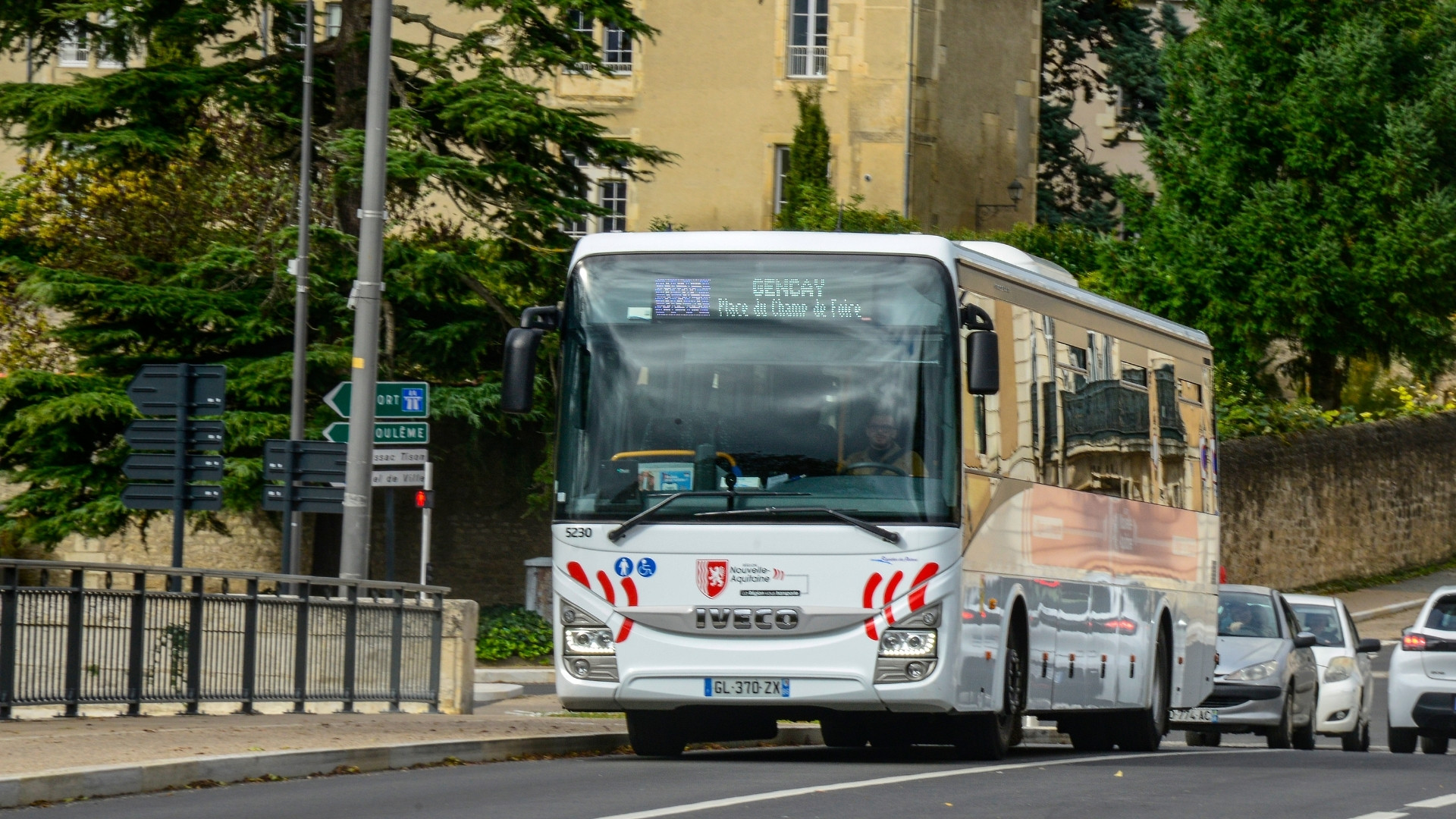 un bus région