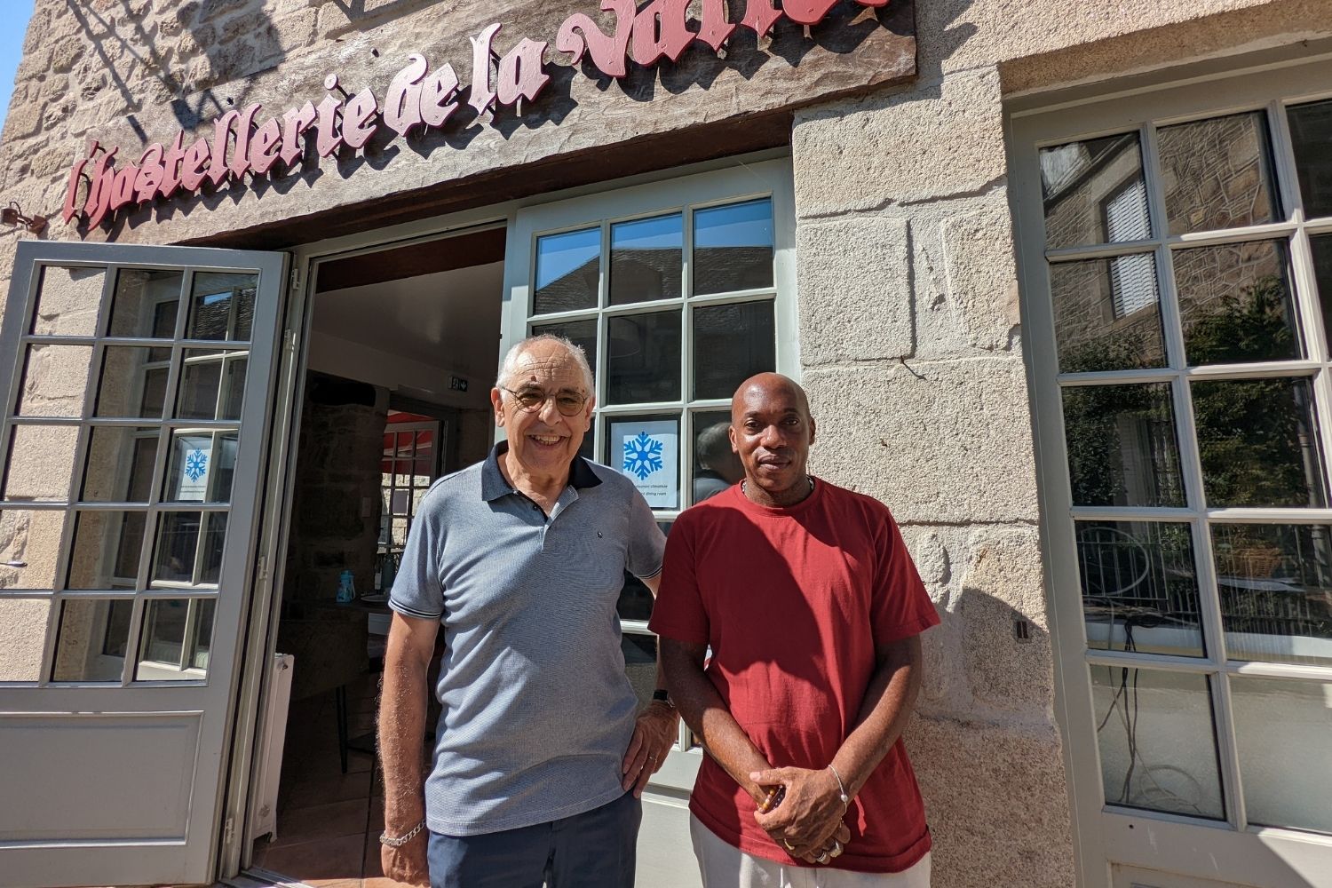 Monsieur le Maire et le restaurateur