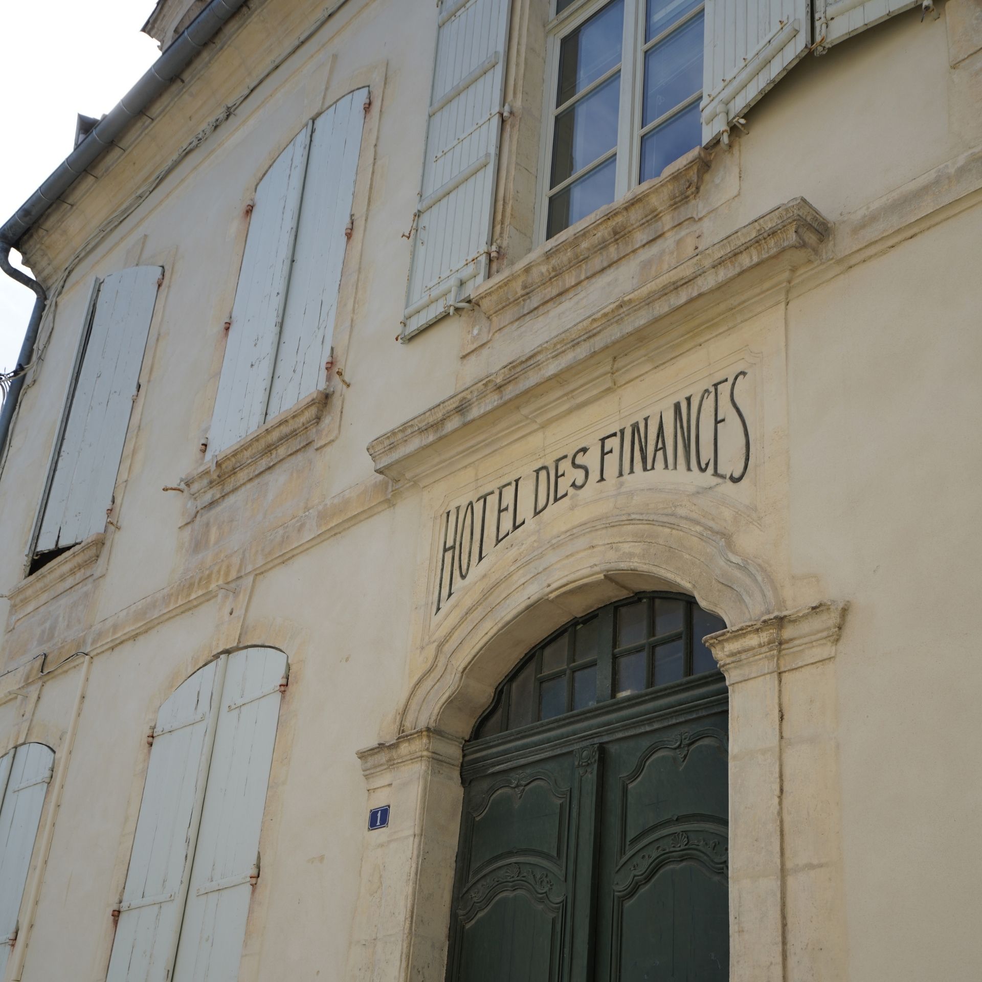 façade ancien hôtel des finances