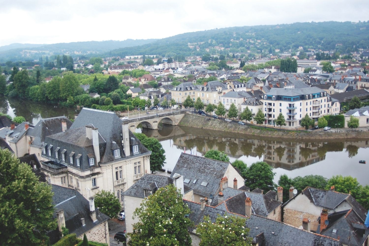 vue aérienne de la ville