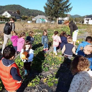 Un jardin communal à Argentat-sur-Dordogne
