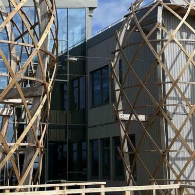 Un bâtiment du futur émerge en Charente-Maritime