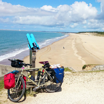 La vélodyssée, de Marans à Hendaye