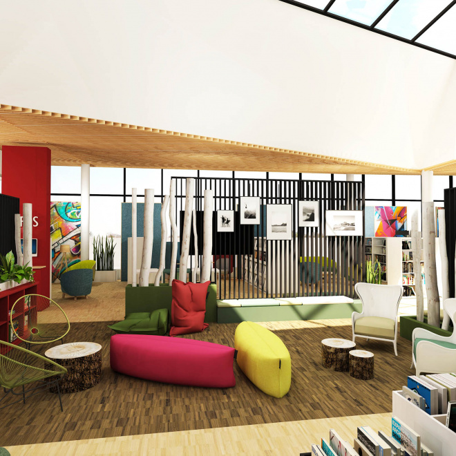 Une toute nouvelle médiathèque à Soustons