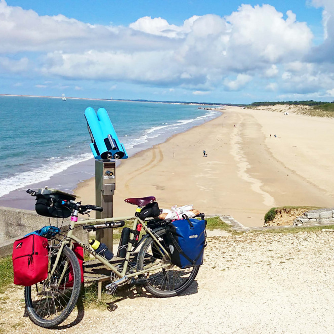 La vélodyssée, de Marans à Hendaye