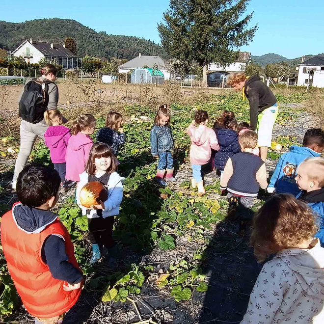 Un jardin communal à Argentat-sur-Dordogne